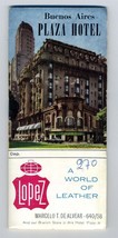 Plaza Hotel Directory and Buenos Aires Argentina Map 1960&#39;s - £17.24 GBP