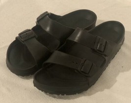 Birkenstock Arizona Essentials EVA Sandals Slides Size Mens 11 / 44 Black - £23.67 GBP