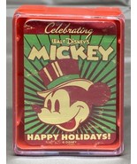 Celebrating Walt Disney’s Mickey Mouse Happy Holidays Playing Cards Mini... - £9.22 GBP