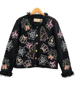 Design Options Philip &amp; Jane Gordon Knit Cardigan Sweater Holiday Party ... - €75,70 EUR