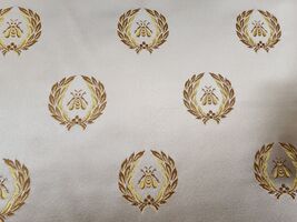 Lelievre Paris Lampas AiglonGold Creeme Bee Fabric Per Yard - $255.42