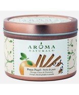 Aroma Naturals Travel Tins Candle Peace Pearl Orange Clove and Cinnamon ... - $20.32 CAD