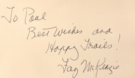Faye Mc Kenzie Autographed Hand Signed 3x5 Index Card Signature Western Actress - $29.99
