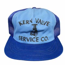 Vtg Kern Valve Service Co Bakersfield CA Mesh Snapback Hat Agriculture A... - £12.90 GBP
