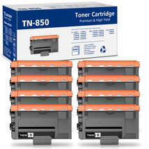 8PK TN850 Toner Cartridge For Brother TN820 Hl-L6200dw Mfc-L5800dw Mfc-L5850dw - $142.99