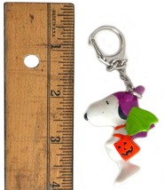 Peanuts - Snoopy Halloween Bat 2 1/2&quot; PVC Figural Keychain (Circa 1990&#39;s) - $6.78