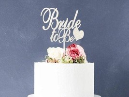 BRIDE TO BE Cake Topper || Personalized Topper | Custom Cake Topper - £6.27 GBP
