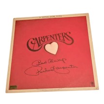 THE CARPENTERS RECORD ALBUM AUTOGRAPHED BY RICHARD CARPENTER 115162 - $395.01