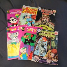 Lot of 6 VTG Comics DC Weird War Daffy Duck Tom &amp; Jerry Weird Mystery Andy Panda - £9.30 GBP