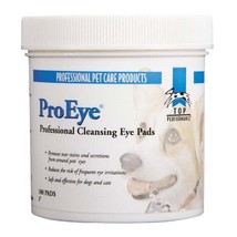 100 Top Performance Pro Eye Professional Eye Cl EAN Ing Pads Tear Stain Wipes Pet - £7.06 GBP