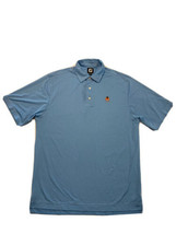 FootJoy Mens Short Sleeve Golf Polo Shirt Size Large Light Blue Thin Str... - £10.58 GBP