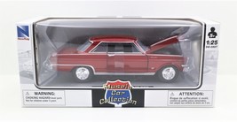 1964 Chevy Nova SS Diecast 1:25 scale Model Car Burgundy - $637.63 MXN