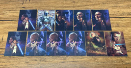Star Wars 2002 Topps Attack Of The Clones Silver Foil Chase Lot Of 11 Card Cv Jd - £9.41 GBP