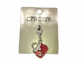Charming By Chico's Red Purse Charm for Purse, Bracelet or KeyRing.  NEW - $10.99
