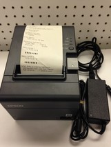 EPSON Black Thermal Serial Receipt Printer M249a TM-T20 w Power adaptor ... - $32.67