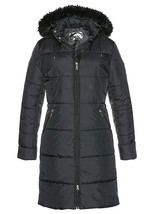 BP Quilted Winter Coat in Black   UK 16   (cc321) - £11.52 GBP