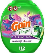Gain Flings Laundry Detergent Soap Pods HE Compatible Long Lasting Scent... - £33.68 GBP