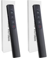 2 Units Wireless Presenter Remote Presentation Clicker with Hyperlink Vo... - £36.83 GBP