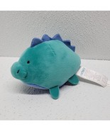 Carter&#39;s Green Blue Mini 4&quot; Dinosaur Dino Squishy Stuffed Animal Plush 2021 - $67.53 CAD