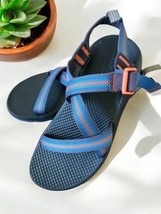 Chacos Boys Girls Youth Sandals Size 5 Blue Orange Ecotread EUC - £23.67 GBP