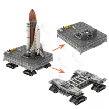 Launch Pad Shuttle Expedition Crawler Transporters Building Blocks Set Brick Toy - £141.99 GBP+