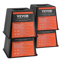 VEVOR 4pcs Trailer Jack Block, 6000lbs Load per RV Leveling Block, Polyp... - $54.99