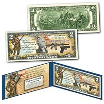 2nd Amendment The Right To Bear Arms Authentic Legal Tender U.S. $2 Bill... - $13.98