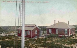 Wireless Telegraph Station Point Loma San Diego California 1912 postcard - £5.53 GBP