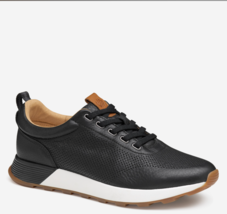 Johnston &amp; Murphy Black Full Grain Kinnon Perfed Jogger (M) - €102,82 EUR