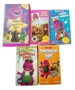 Barney VHS Lot of 6 1992-04 Colorful World Campfire SingAlong Imaginatio... - €38,55 EUR