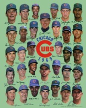 1969 CHICAGO CUBS 8X10 TEAM PHOTO BASEBALL PICTURE MLB - £3.87 GBP