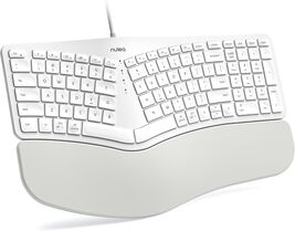 Wired Ergonomic Keyboard, Split Keyboard with Cushioned Wrist Rest, Adju... - $734.25 MXN