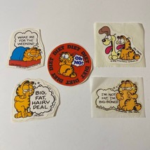 Vintage 1978 Jim Davis Garfield Stickers - £9.40 GBP