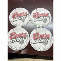4 2004 COLORADO Beer Bar Coaster COORS LIGHT A Taste Born in the Rocky M... - $15.83