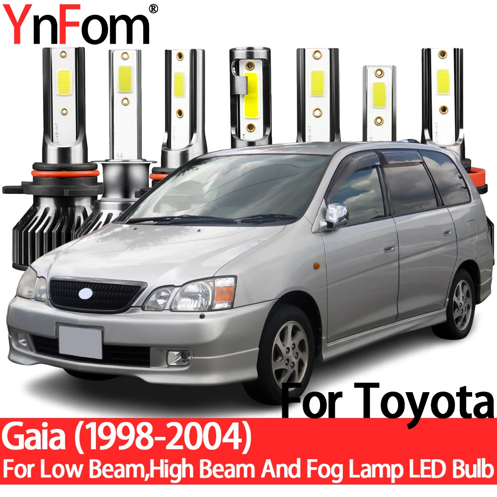 YnFom For Toyota Gaia M10M15 1998-2004 Special LED Headlight Bulbs Kit For Low - £25.33 GBP+