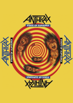 ANTHRAX State of Euphoria FLAG CLOTH POSTER BANNER CD Thrash Metal - £15.73 GBP