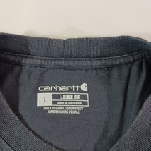 Carhartt K87 BLS Loose Fit Men's Blue Cotton Short Sleeve Crewneck T-Shirt Large image 2