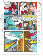 1 of a kind original 1985 Superman 409 page 16 DC comic colorist color guide art - £30.35 GBP