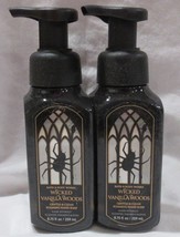 Bath &amp; Body Works Gentle &amp; Clean Foam Hand Soap Set Lot 2 Wicked Vanilla Woods - £18.80 GBP