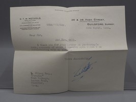 Vintage Télégramme De Avocat 1954 Grande Bretagne - £27.23 GBP