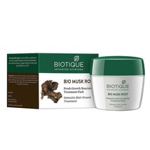 Biotique Bio Musk Root Fresh Growth Nourishing Treatment Pack 230 gm Hair Care - £21.07 GBP