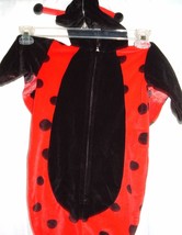 Ladybug Baby Miniwear Girls Halloween Infant Costume Bunting photo prop 0-9m - £11.07 GBP