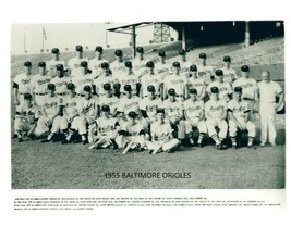 1955 BALTIMORE ORIOLES 8X10 TEAM PHOTO BASEBALL PICTURE O&#39;s MLB - £3.88 GBP