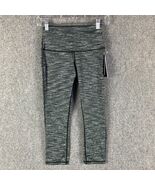 Tesla Leggings Capri Women&#39;s Small Pull On Gray Slim Stretch Fit Polyest... - $25.11 CAD