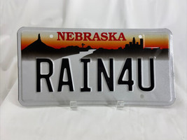 RAIN4U Vintage Vanity License Plate Nebraska Personalized Auto Man-Cave Décor - £34.14 GBP