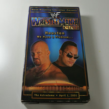 WrestleMania 17 X-Seven - Vintage WWF WWE Wrestling Video (VHS, 2001) - £12.84 GBP