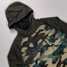 Nike Mens Size L Therma Pullover Training Hoodie Army Camo Green CU6241-355 - £62.91 GBP
