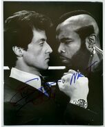 Sylvester Stallone &amp; Mr. T Autographed Signed &quot;Rocky&quot; Glossy 8x10 Photo - $418.30 CAD