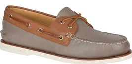Men&#39;s Sperry Top-Sider GOLD CUP A/O 2-Eye Boat Shoe, STS17942 Size 8.5 Steel/Tan - £118.59 GBP