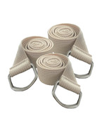 Woven Classic Canvas Polyester Beige Belt With D Ring Buckle 3 Pack - $13.46 CAD
